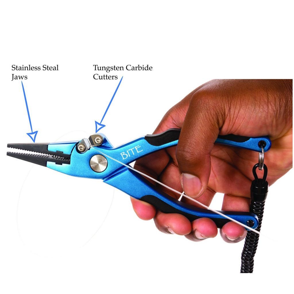 Bite Fishing Tackle Premium Aluminum Saltwater Fishing Pliers