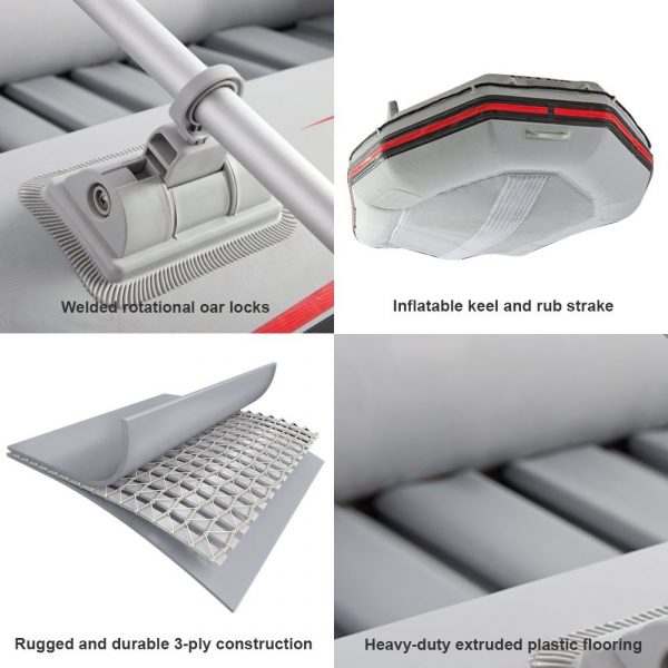 Intex Mariner 4 Boat_Set with Aluminum Oars