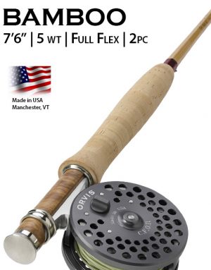 Orvis Adirondack Full-flex Bamboo Fly Rod and Reel