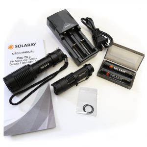 SOLARAY PRO ZX-2 Professional_Series Flashlight Kit