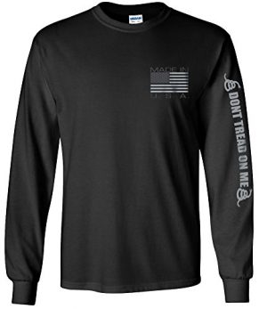 Made USA Flag Subdued Banner Longsleeve Shirt