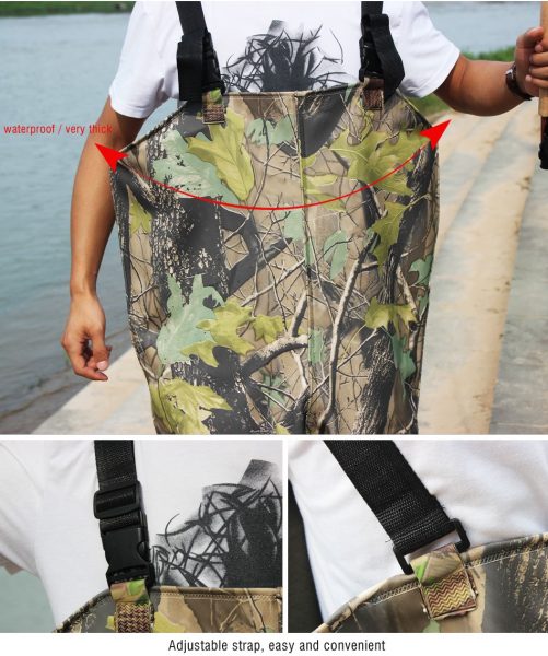 Sougayilang Boot-Foot Chest Waders 1