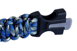 Paracord Survival Bracelet with Fire Starter