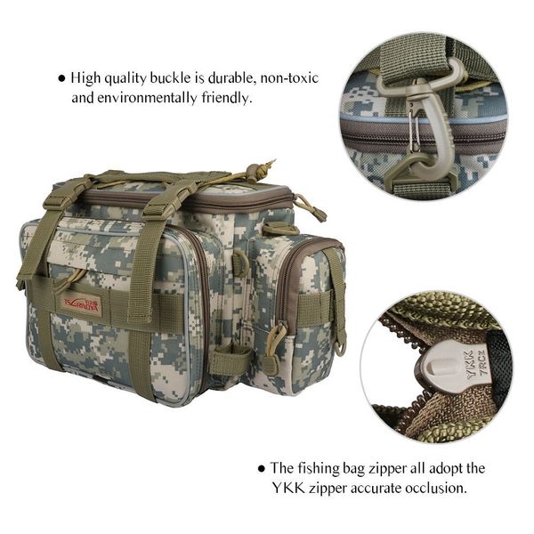 YOGAYET Portable Outdoor Fishing Tackle Bag