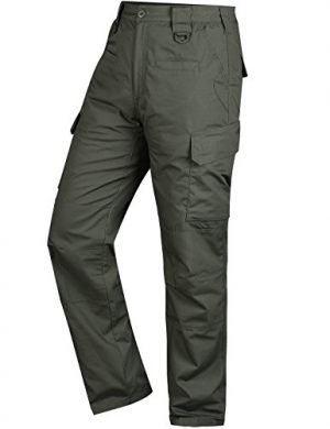 Hard Land Men's Waterproof Tactical Pants Ripstop Cargo Pants