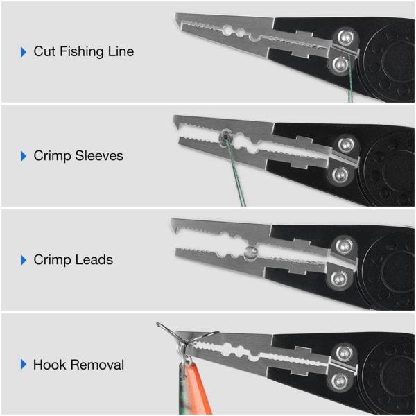 Piscifun Aluminum Fishing Pliers - Image 4