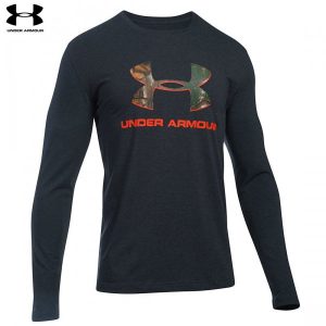 Under Armour Camo Fill Long-Sleeve Crew - Black
