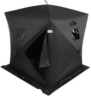 Roll over image to zoom in Ice Shelter, 2-Person Pop-Up Ice Fishing Tent