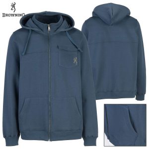 Browning Blake Full-Zip Hoodie - Midnight Navy