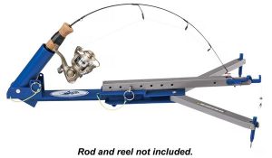 Jaw Jacker Automatic Ice Fishing Hook Setter and Rod Holder