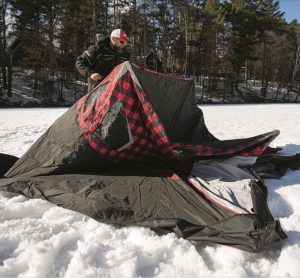 NEW! Eskimo Limited Edition Outbreak 450XD Insulated Hub-Style Ice Fishing Shelter, 5-Person