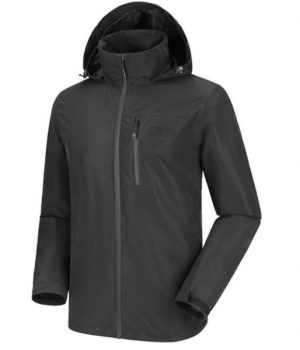 CAMEL Men's Lightweight Rain Jacket