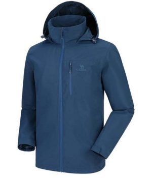 CAMEL Men's Lightweight Rain Jacket