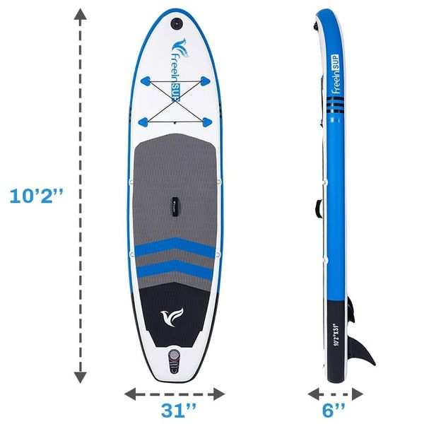 Freein 10'2'' All Around Inflatable Sup Blue - Image 4