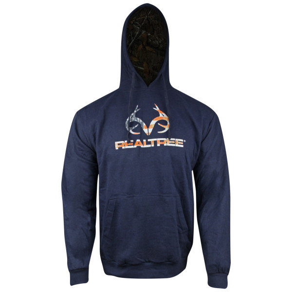 Realtree Stars & Stripes Antler Hoodie - Navy