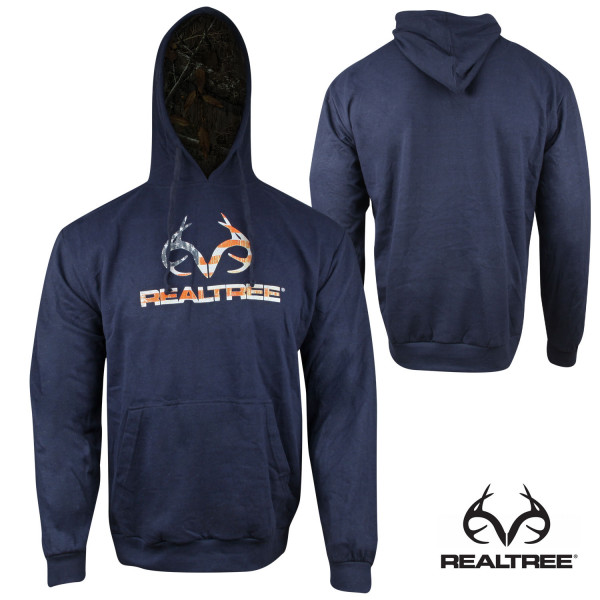 Realtree Stars & Stripes Antler Hoodie - Navy
