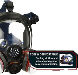 Full Face Organic Vapor, Chemical, & Particulate Respirator