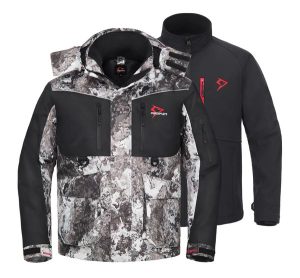 Piscifun Ice Fishing Insulated Jacket, Waterproof Flotation Fishing Jackets for Cold Weather Conditions