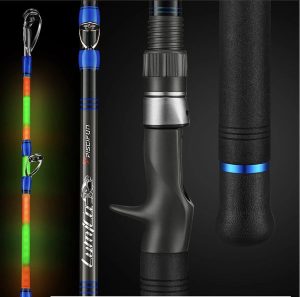 PISCIFUN® LED LUMICAT CATFISH RODS, 2 PIECE CASTING RODS